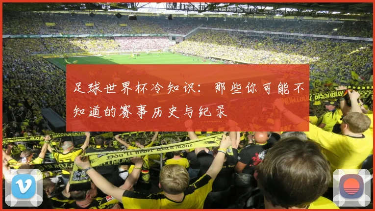 足球世界杯冷知识：那些你可能不知道的赛事历史与纪录