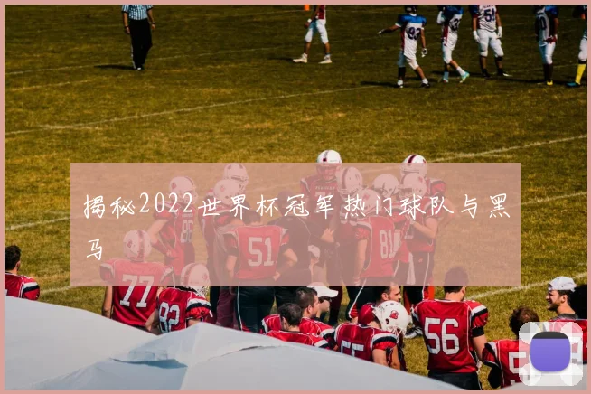 揭秘2022世界杯冠军热门球队与黑马